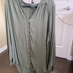 Torrid Olive Green Blouse - 4X